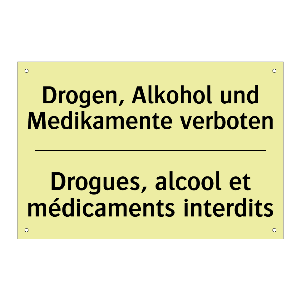 Drogen, Alkohol und Medikamente /.../ - Drogues, alcool et médicaments /.../