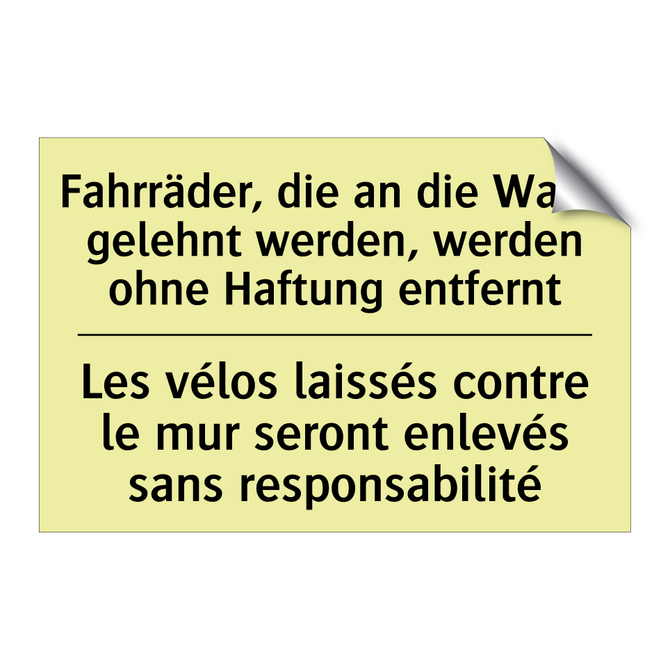 Fahrräder, die an die Wand gelehnt /.../ - Les vélos laissés contre le mur /.../