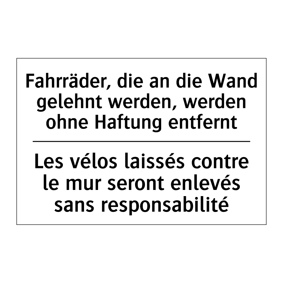 Fahrräder, die an die Wand gelehnt /.../ - Les vélos laissés contre le mur /.../