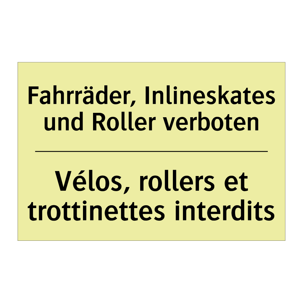 Fahrräder, Inlineskates und Roller /.../ - Vélos, rollers et trottinettes /.../