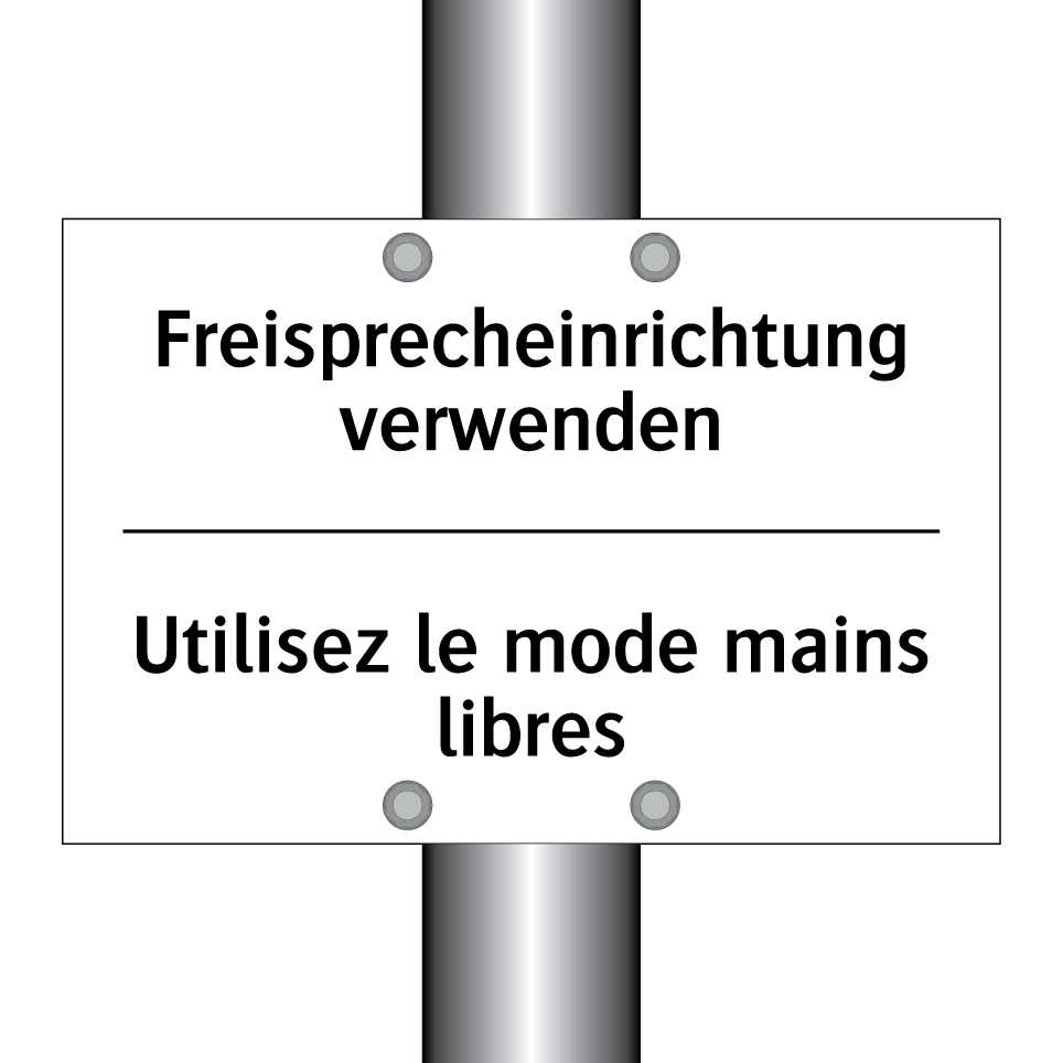 Freisprecheinrichtung verwenden /.../ - Utilisez le mode mains libres
