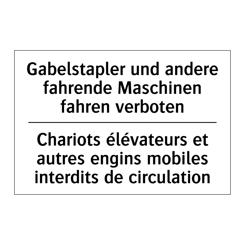 Gabelstapler und andere fahrende /.../ - Chariots élévateurs et autres /.../