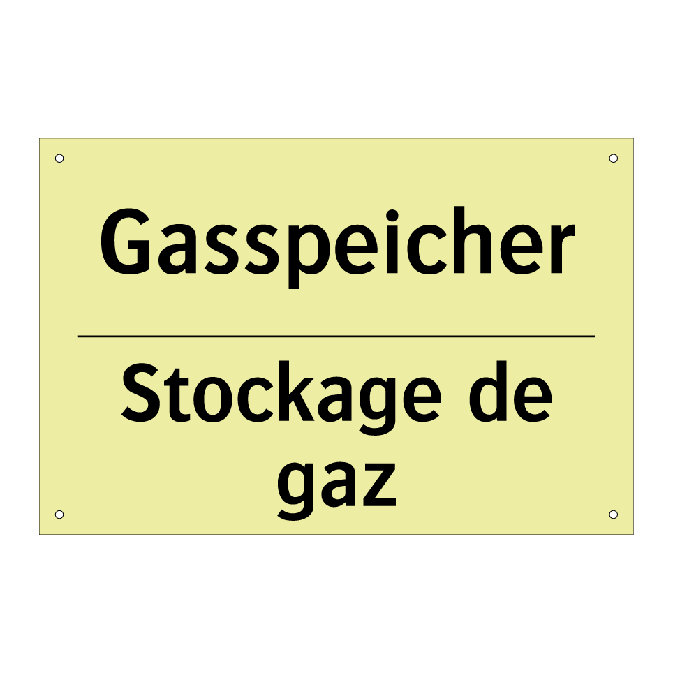 Gasspeicher - Stockage de gaz