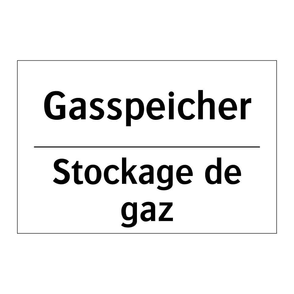 Gasspeicher - Stockage de gaz