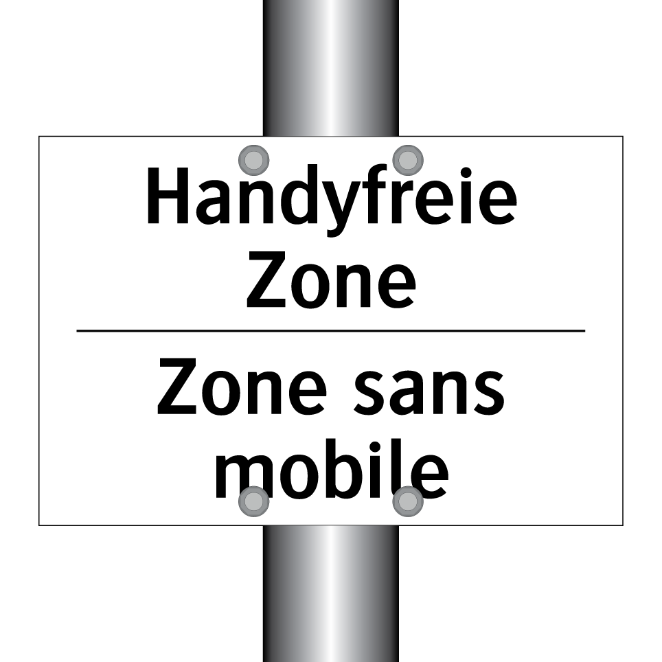 Handyfreie Zone - Zone sans mobile