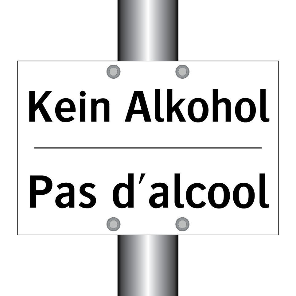 Kein Alkohol - Pas d'alcool