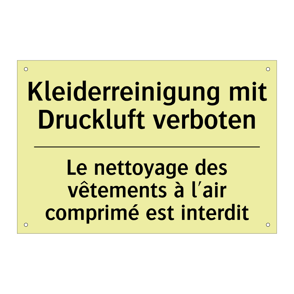 Kleiderreinigung mit Druckluft /.../ - Le nettoyage des vêtements à l'air /.../