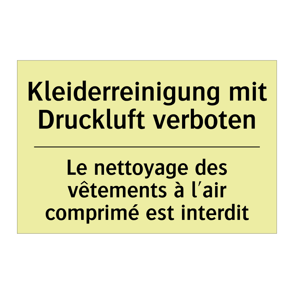 Kleiderreinigung mit Druckluft /.../ - Le nettoyage des vêtements à l'air /.../