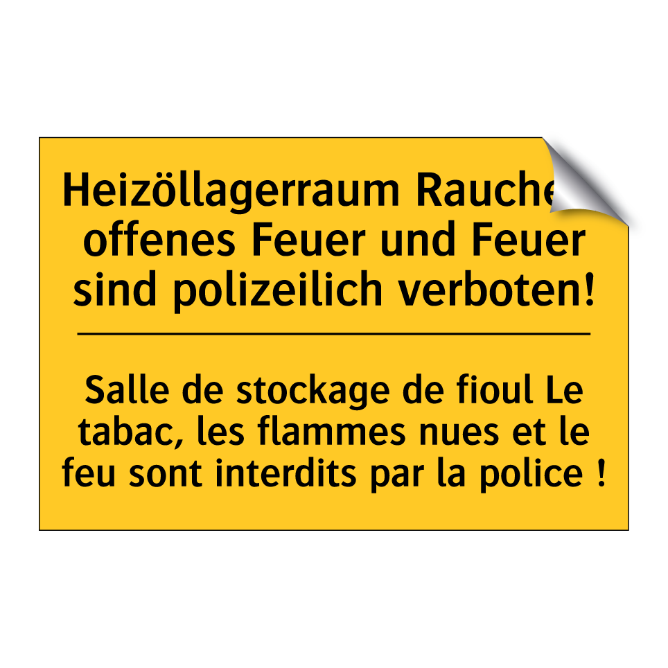 Heizöllagerraum Rauchen, offenes  /.../ - Salle de stockage de fioul Le  /.../