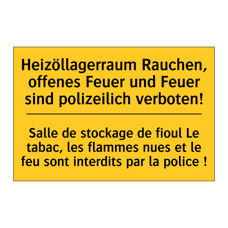 Heizöllagerraum Rauchen, offenes  /.../ - Salle de stockage de fioul Le  /.../