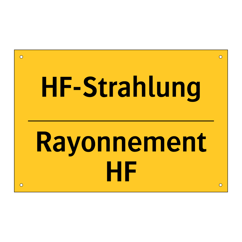 HF-Strahlung - Rayonnement HF