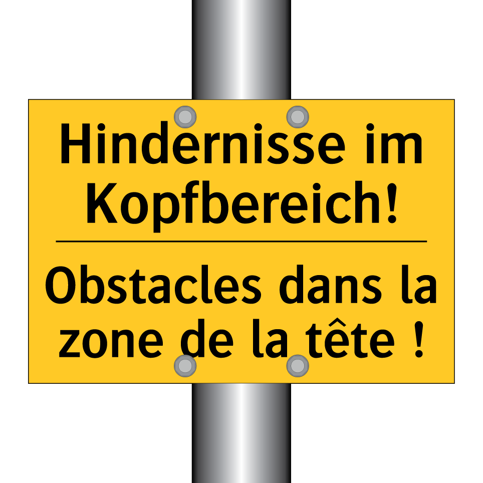 Hindernisse im Kopfbereich! - Obstacles dans la zone de la tête  /.../