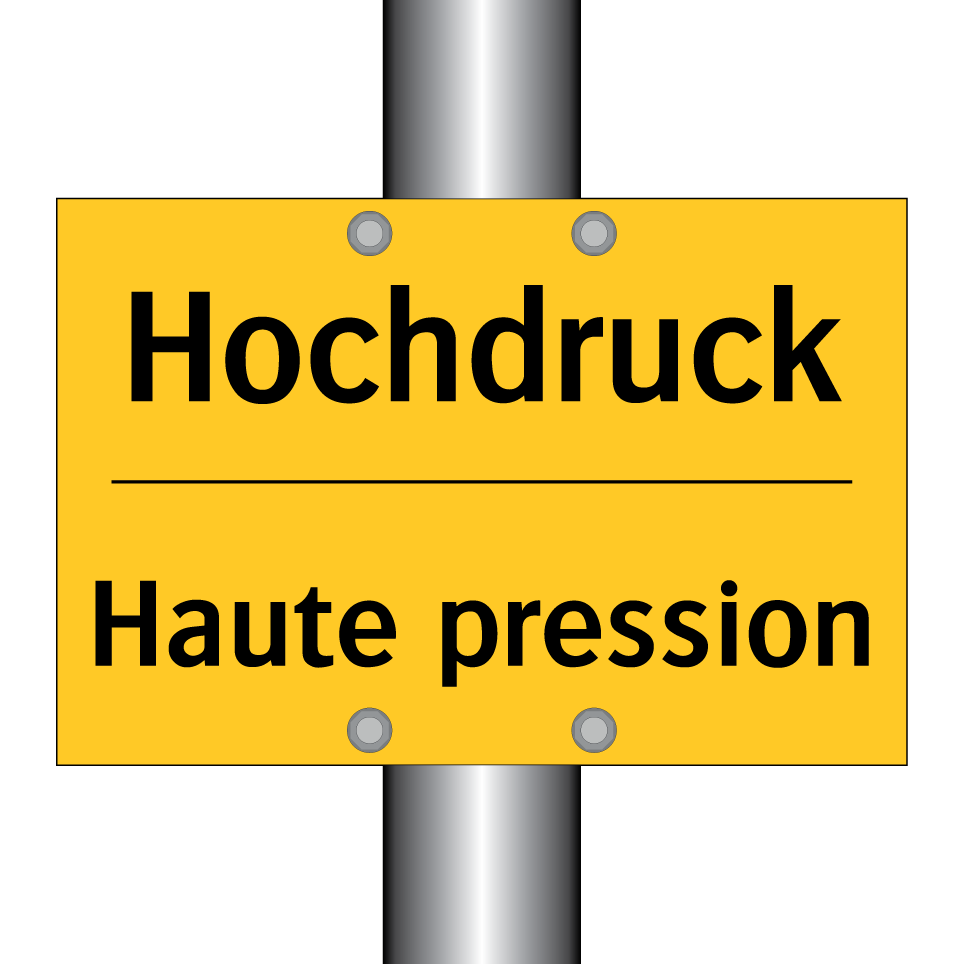 Hochdruck - Haute pression