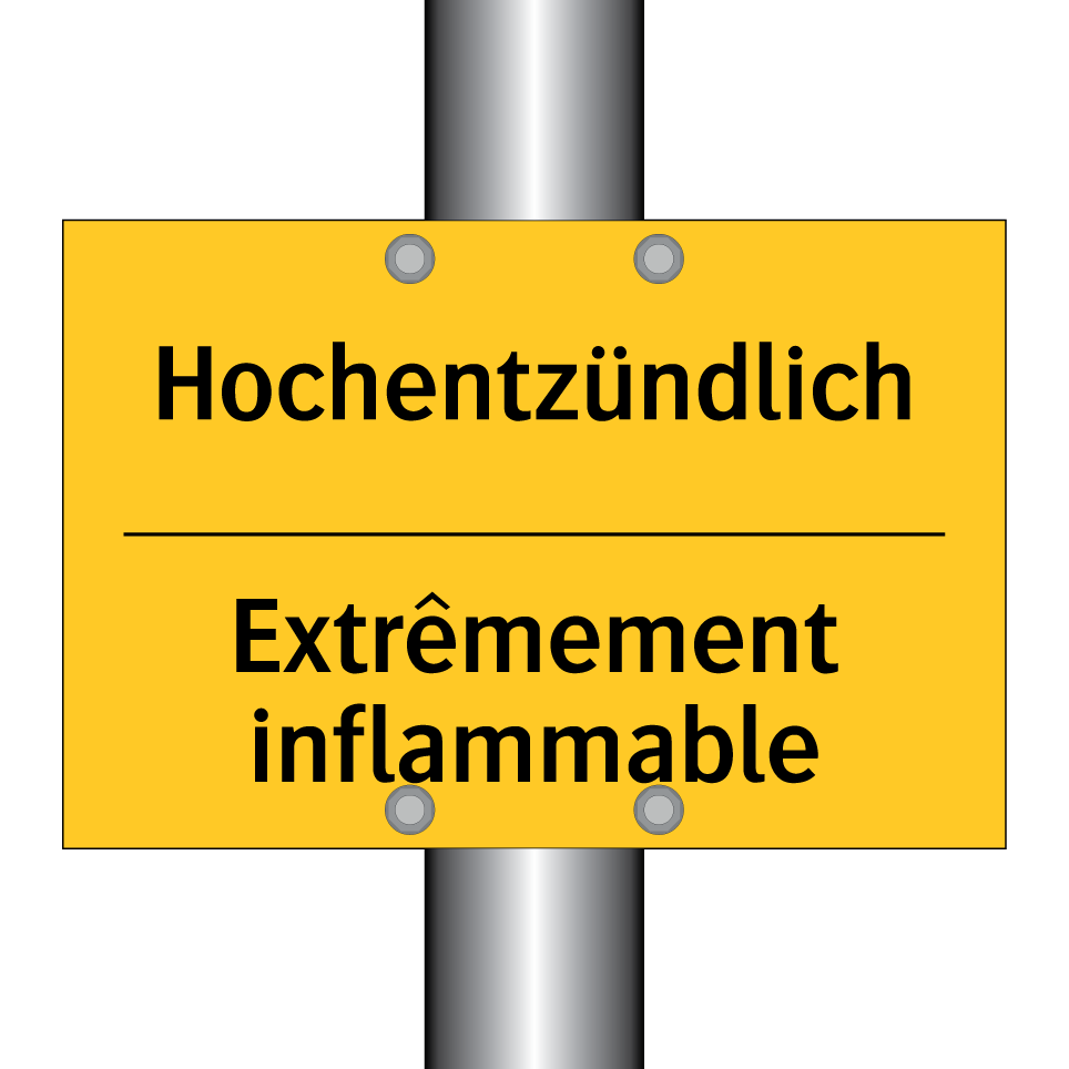 Hochentzündlich - Extrêmement inflammable