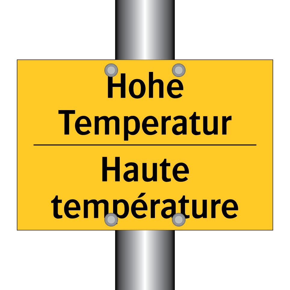 Hohe Temperatur - Haute température