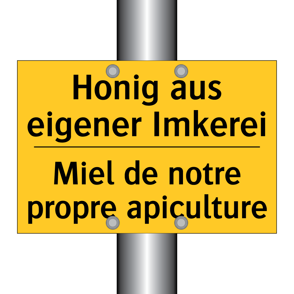 Honig aus eigener Imkerei - Miel de notre propre apiculture /.../