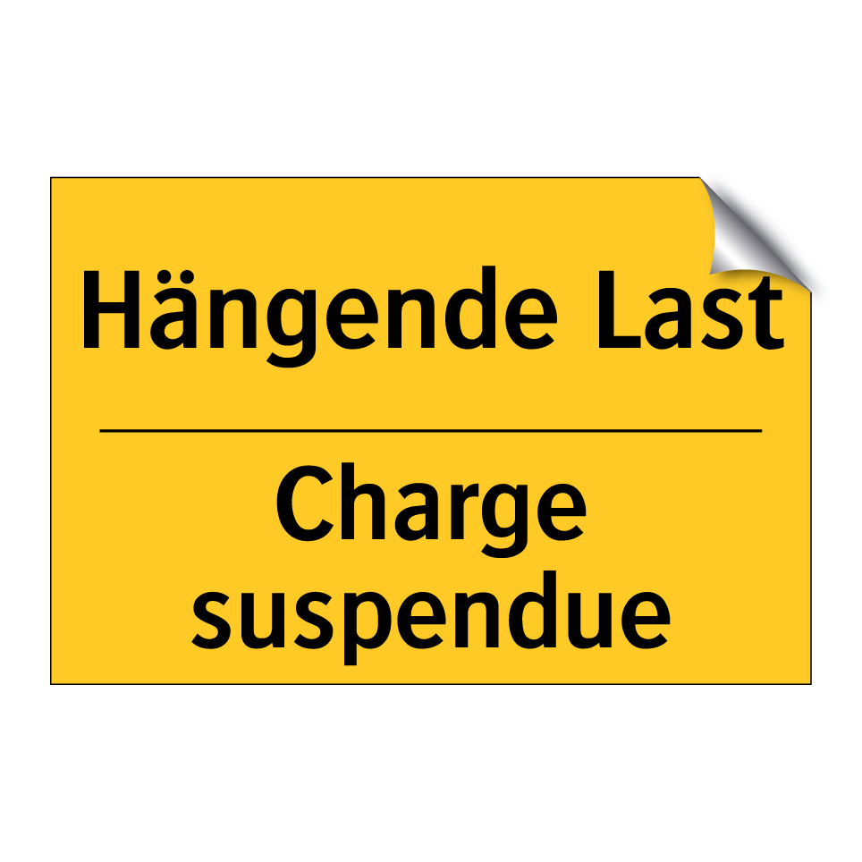Hängende Last - Charge suspendue