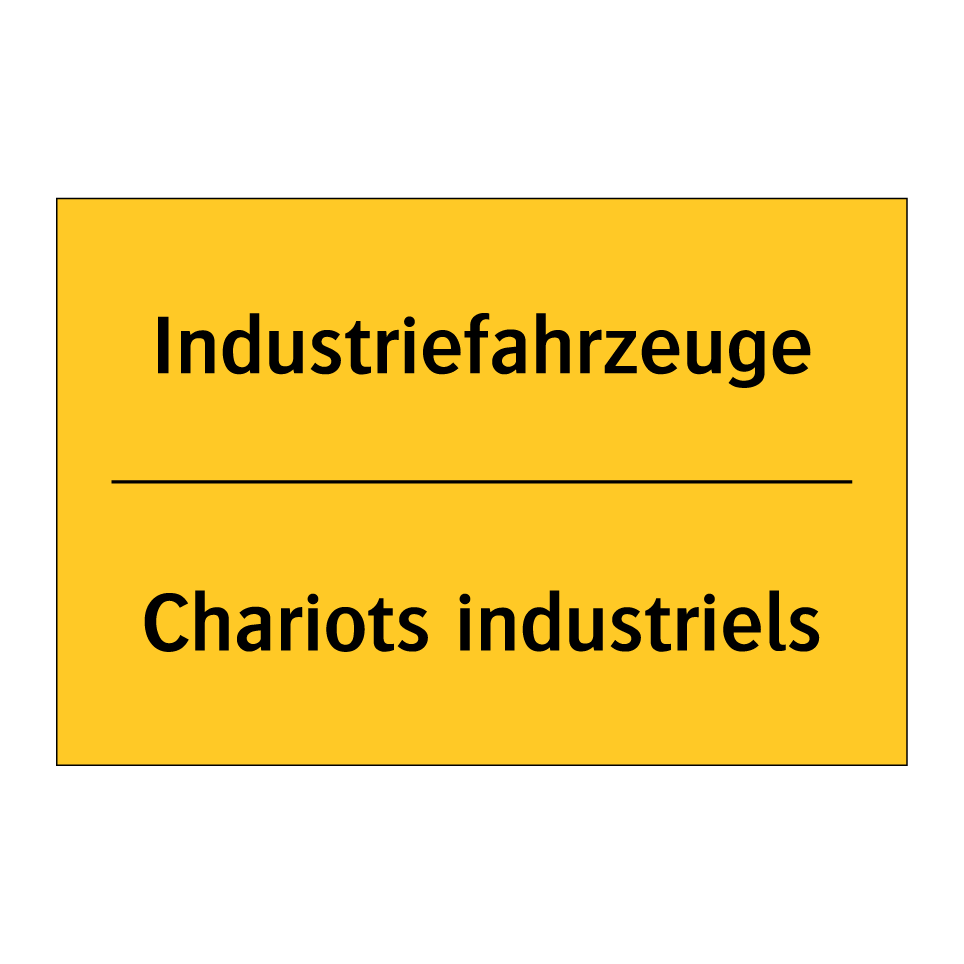 Industriefahrzeuge - Chariots industriels