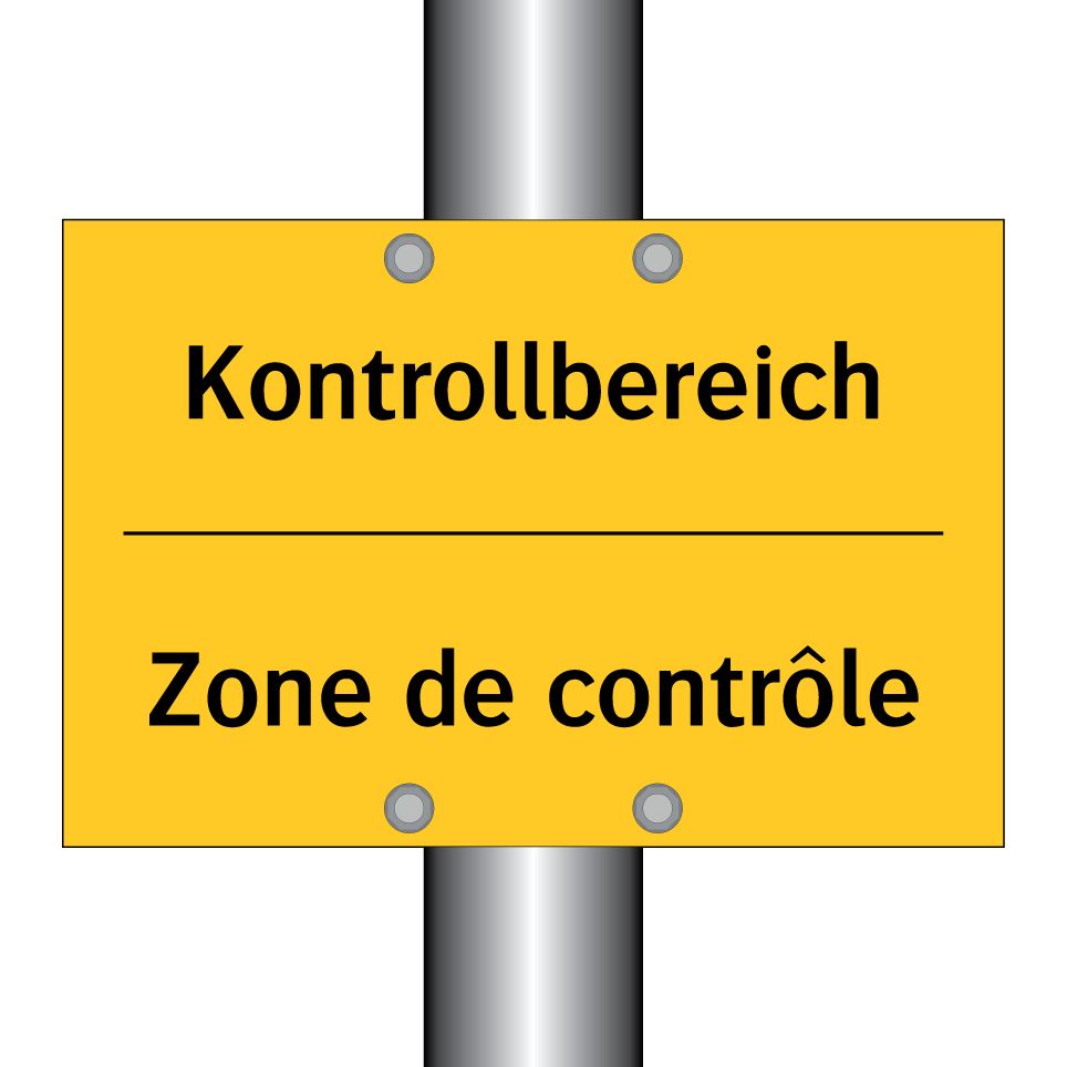Kontrollbereich - Zone de contrôle