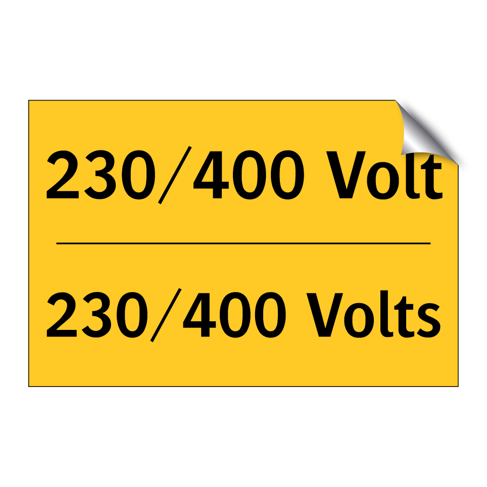 230/400 Volt - 230/400 Volts