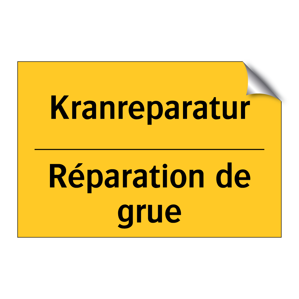 Kranreparatur - Réparation de grue