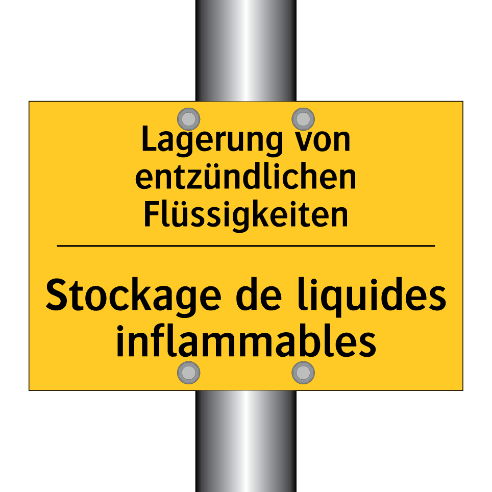 Lagerung von entzündlichen Flüssigkeiten /.../ - Stockage de liquides inflammables /.../