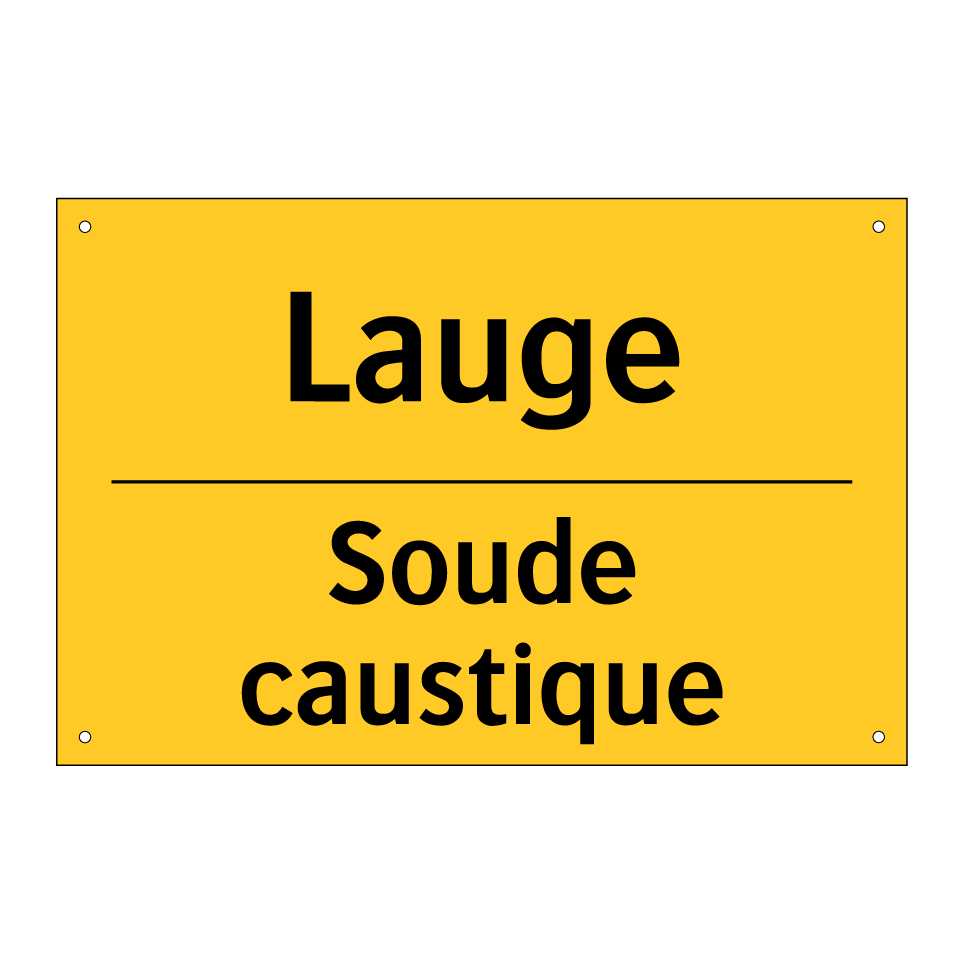 Lauge - Soude caustique
