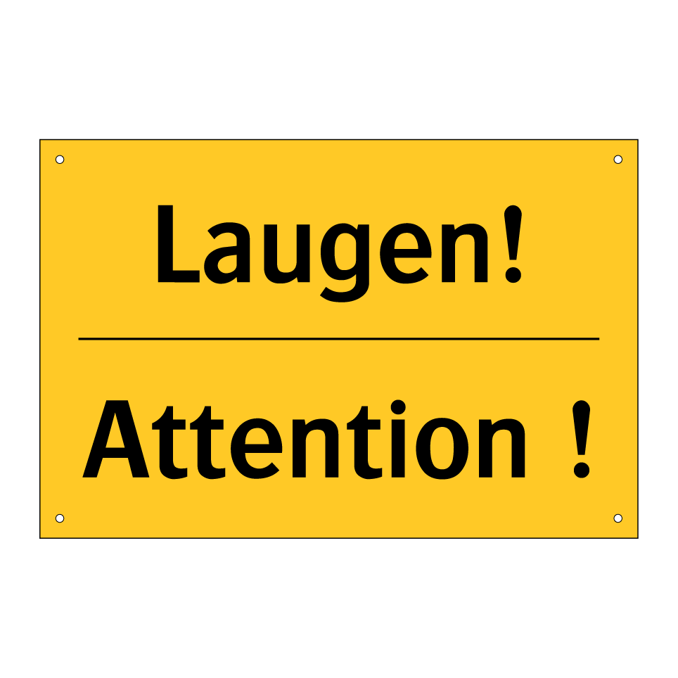 Laugen! - Attention !