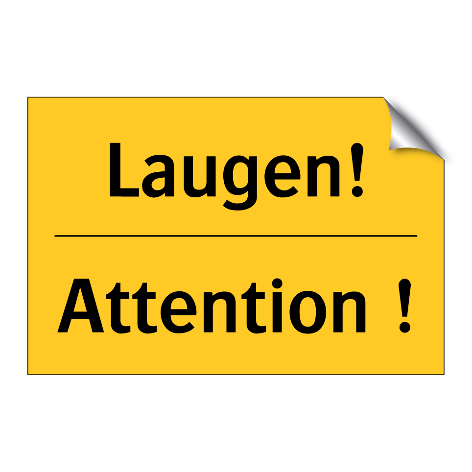 Laugen! - Attention !
