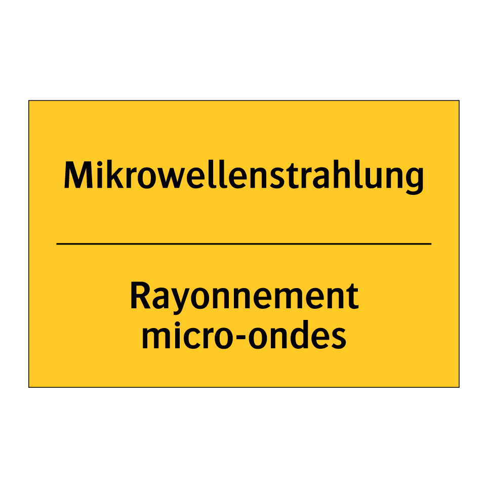 Mikrowellenstrahlung - Rayonnement micro-ondes