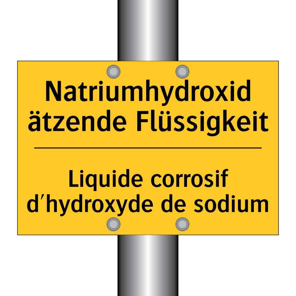 Natriumhydroxid ätzende Flüssigkeit /.../ - Liquide corrosif d'hydroxyde de  /.../