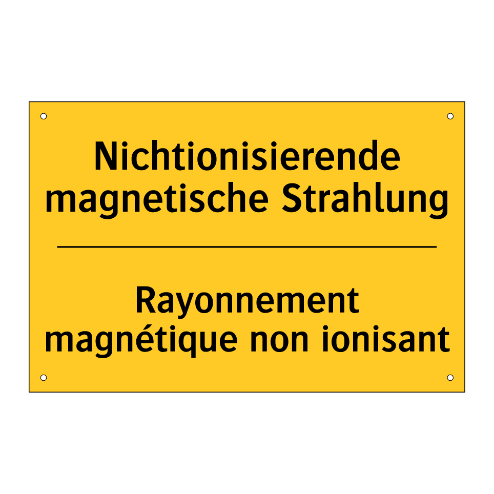 Nichtionisierende magnetische  /.../ - Rayonnement magnétique non ionisant /.../