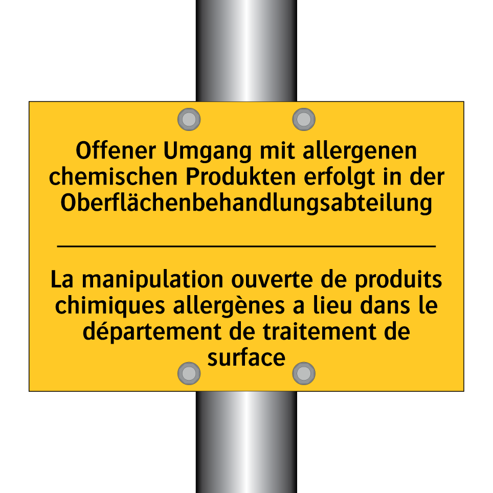 Offener Umgang mit allergenen  /.../ - La manipulation ouverte de produits  /.../