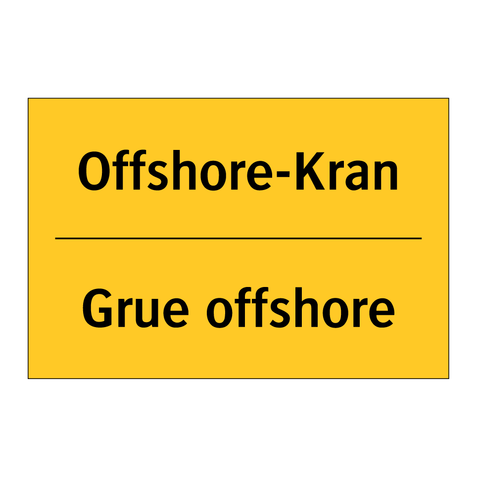 Offshore-Kran - Grue offshore
