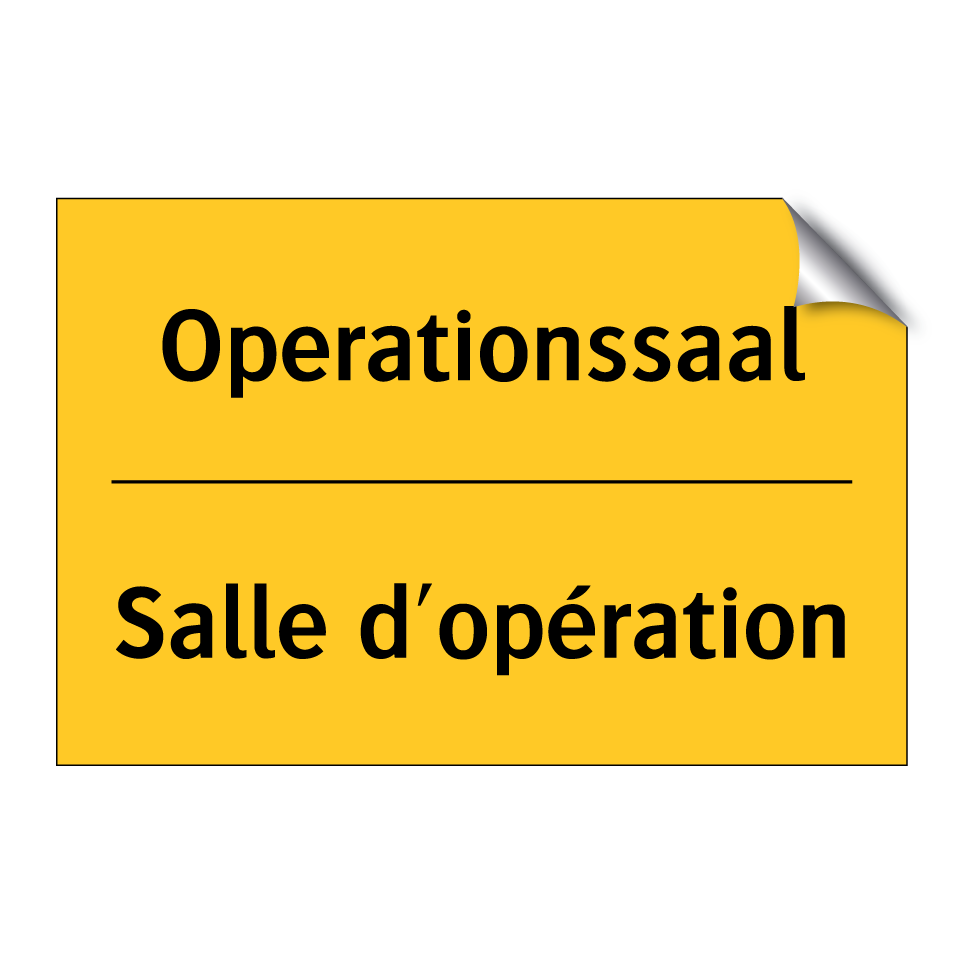 Operationssaal - Salle d'opération