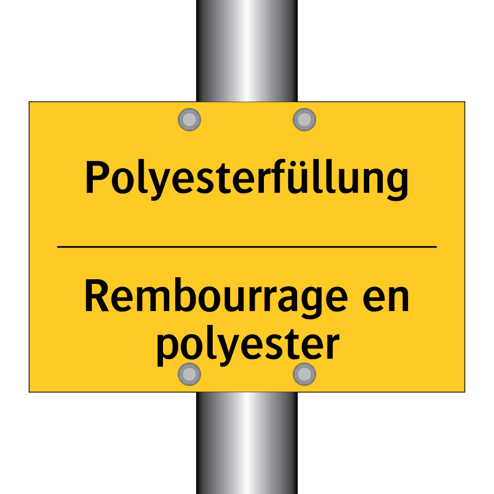 Polyesterfüllung - Rembourrage en polyester