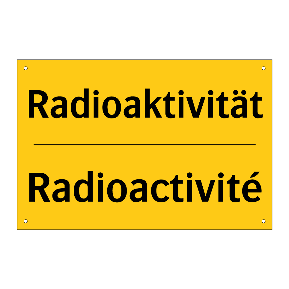 Radioaktivität - Radioactivité