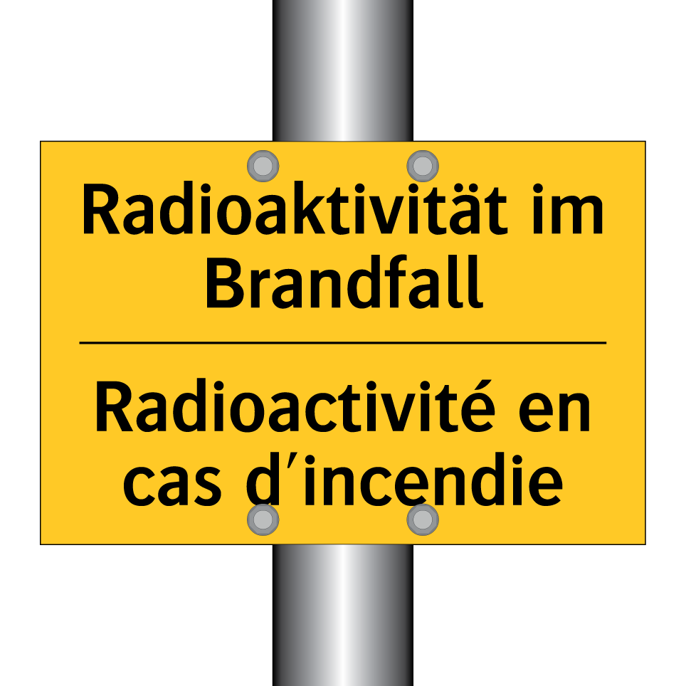 Radioaktivität im Brandfall - Radioactivité en cas d'incendie /.../