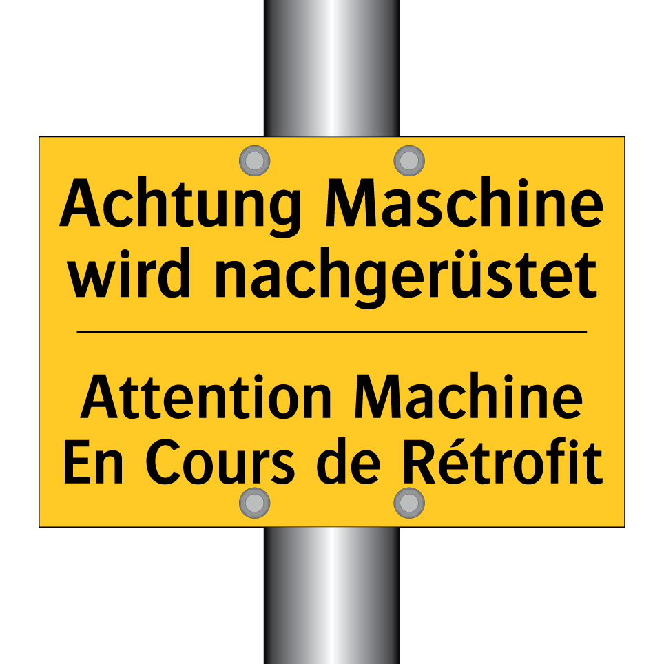 Achtung Maschine wird nachgerüstet /.../ - Attention Machine En Cours de  /.../