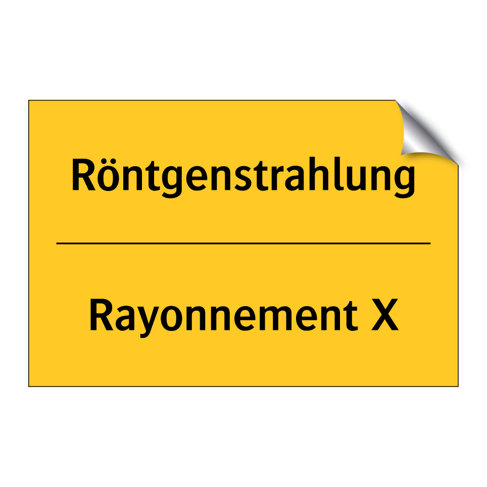 Röntgenstrahlung - Rayonnement X