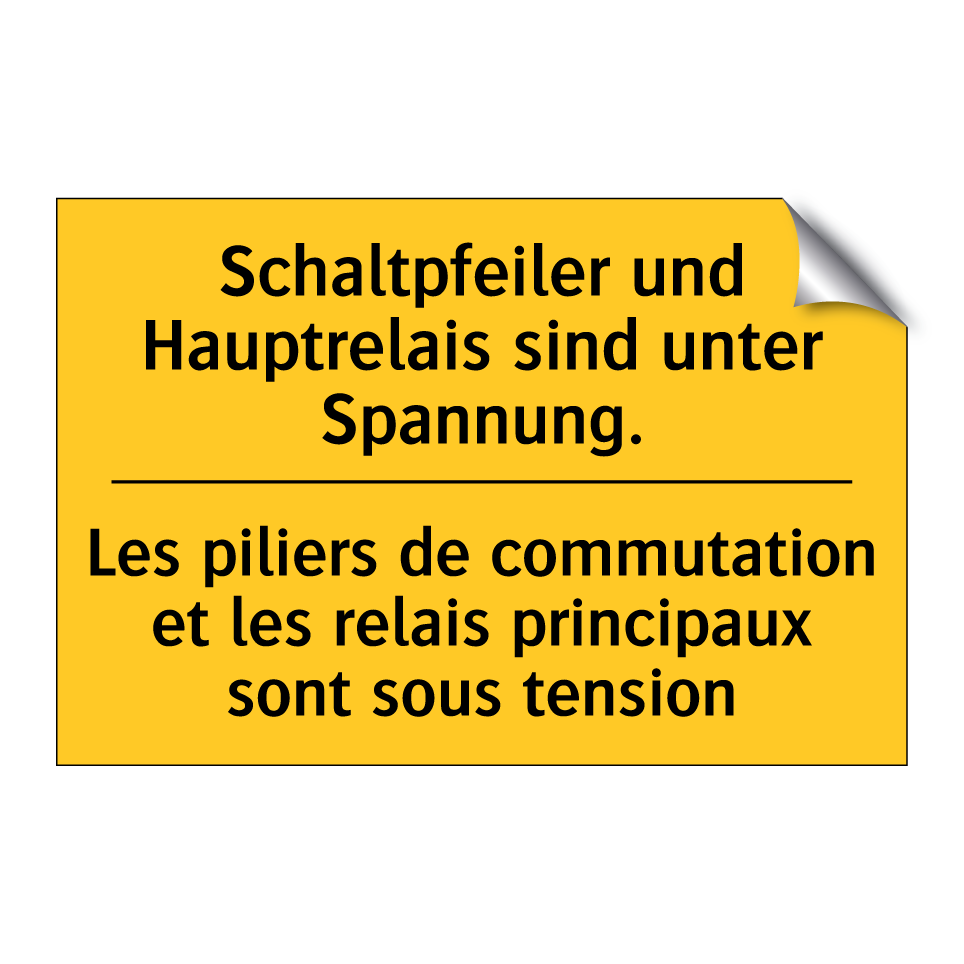 Schaltpfeiler und Hauptrelais  /.../ - Les piliers de commutation et  /.../