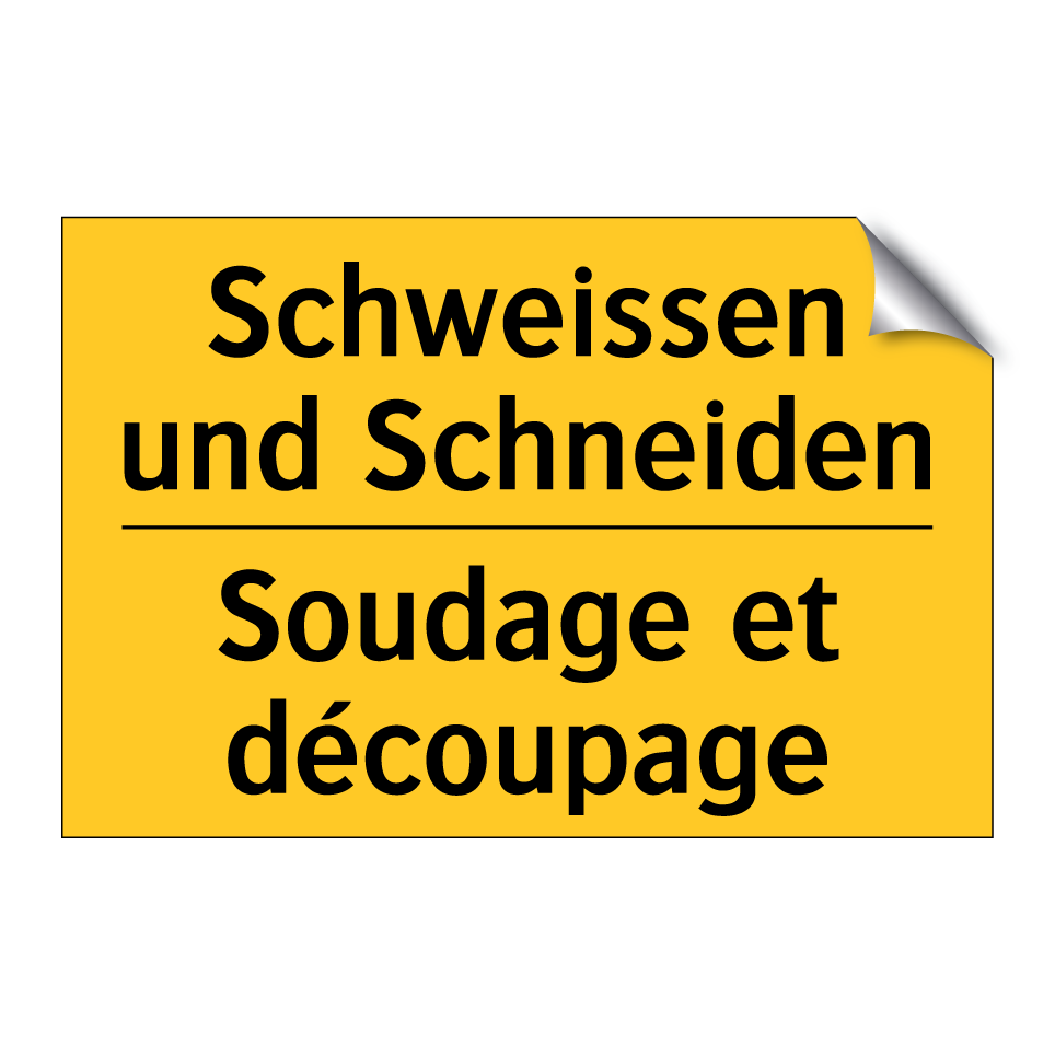 Schweissen und Schneiden - Soudage et découpage