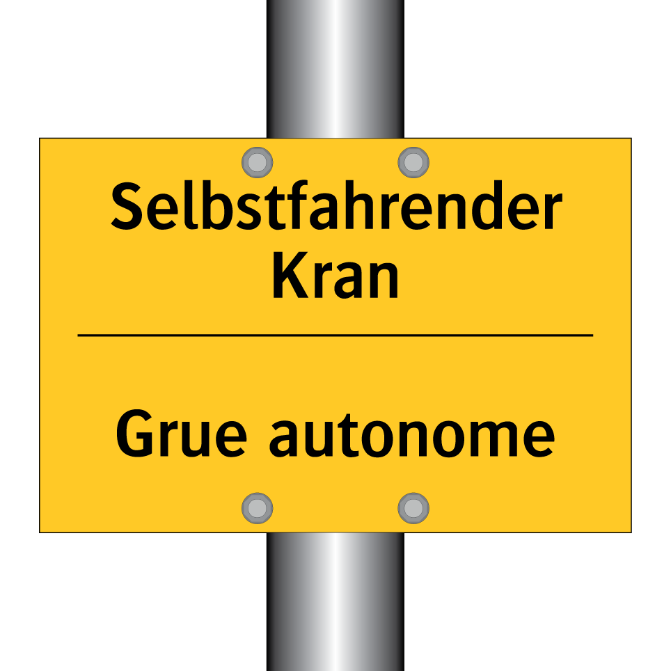 Selbstfahrender Kran - Grue autonome