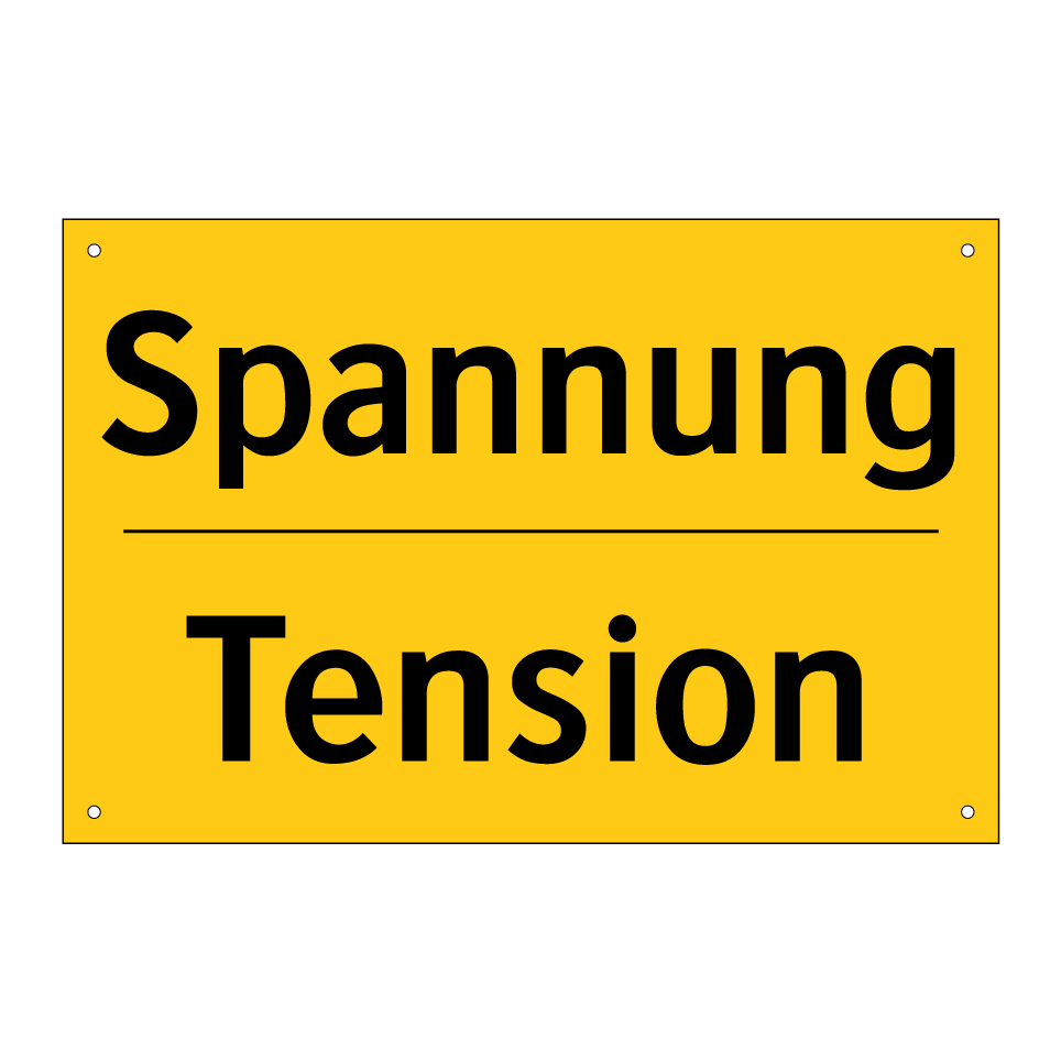 Spannung - Tension
