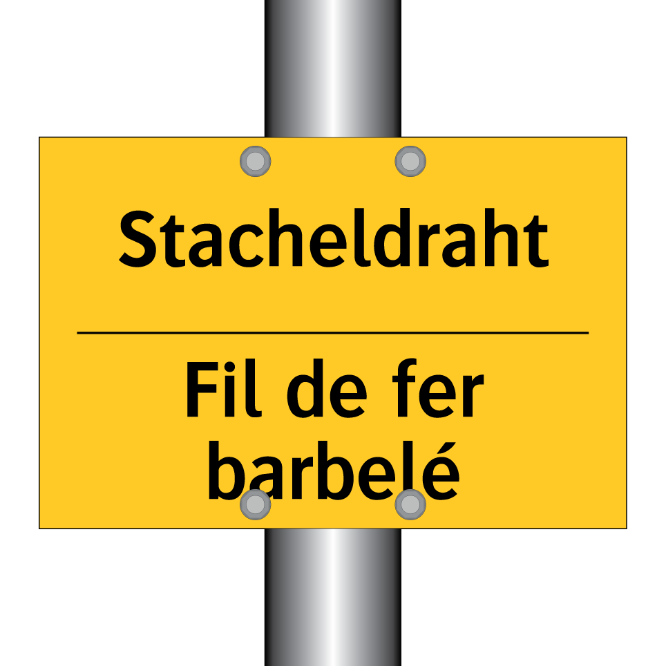 Stacheldraht - Fil de fer barbelé