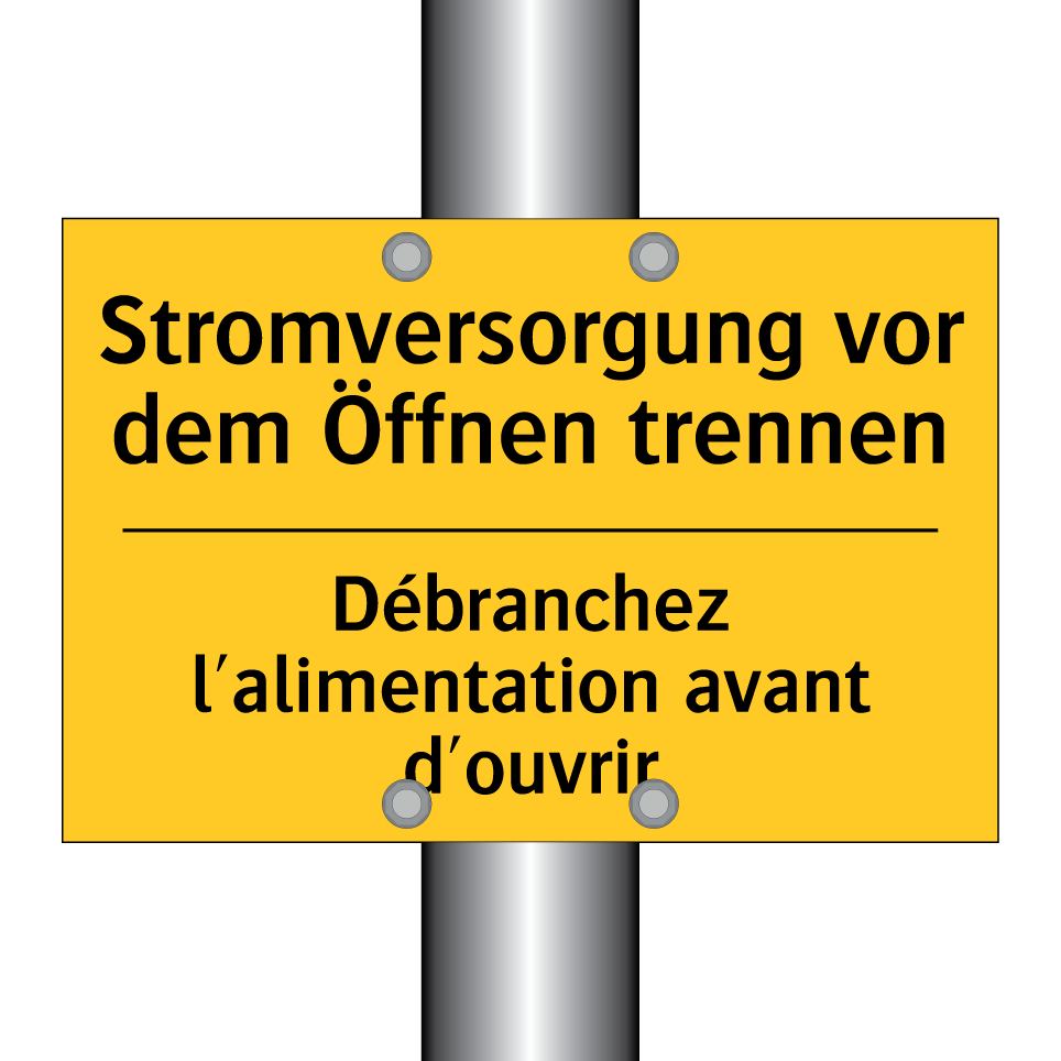 Stromversorgung vor dem Öffnen  /.../ - Débranchez l'alimentation avant  /.../