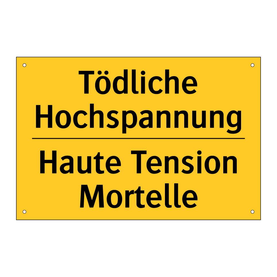 Tödliche Hochspannung - Haute Tension Mortelle