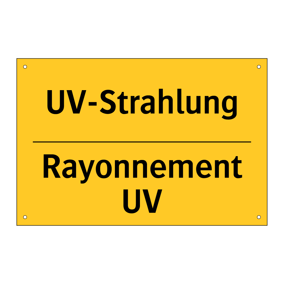UV-Strahlung - Rayonnement UV