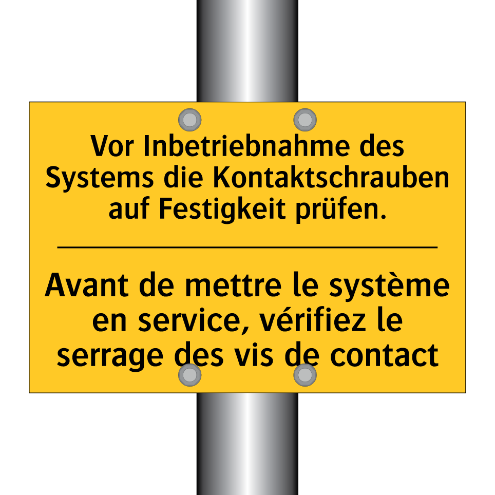 Vor Inbetriebnahme des Systems  /.../ - Avant de mettre le système en  /.../