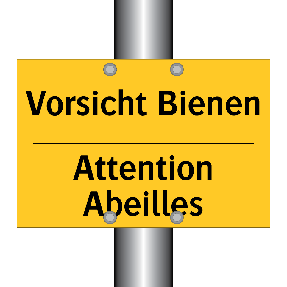 Vorsicht Bienen - Attention Abeilles